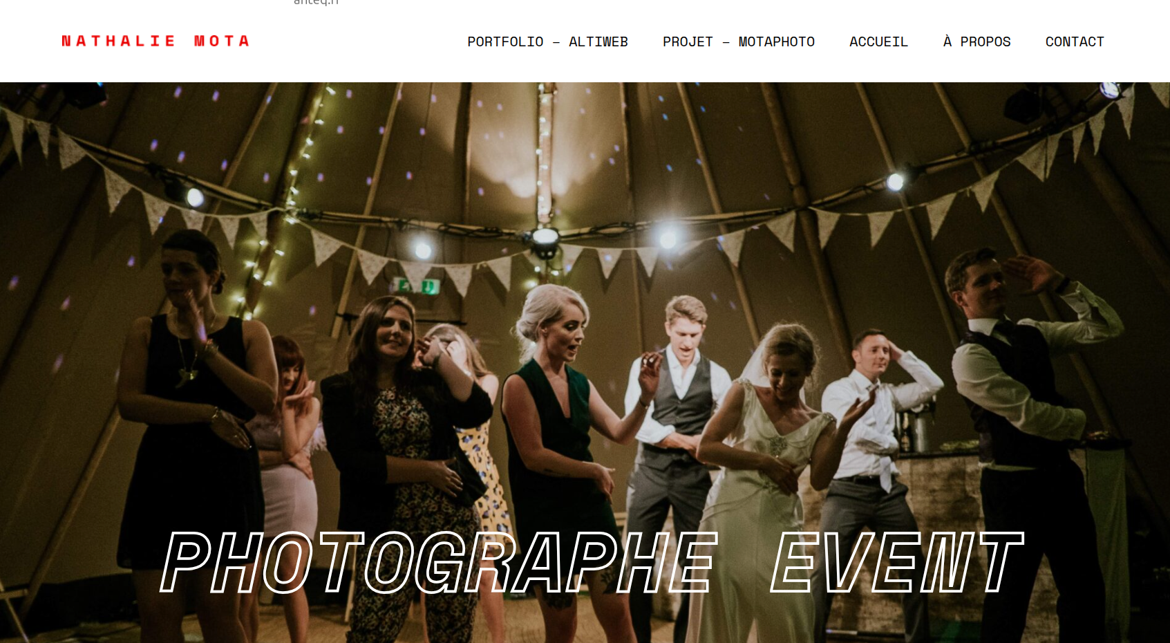 Motaphoto — Site pour un photographe événementiel