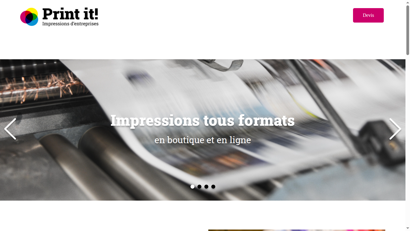 Print-it! Projet Html + Css
